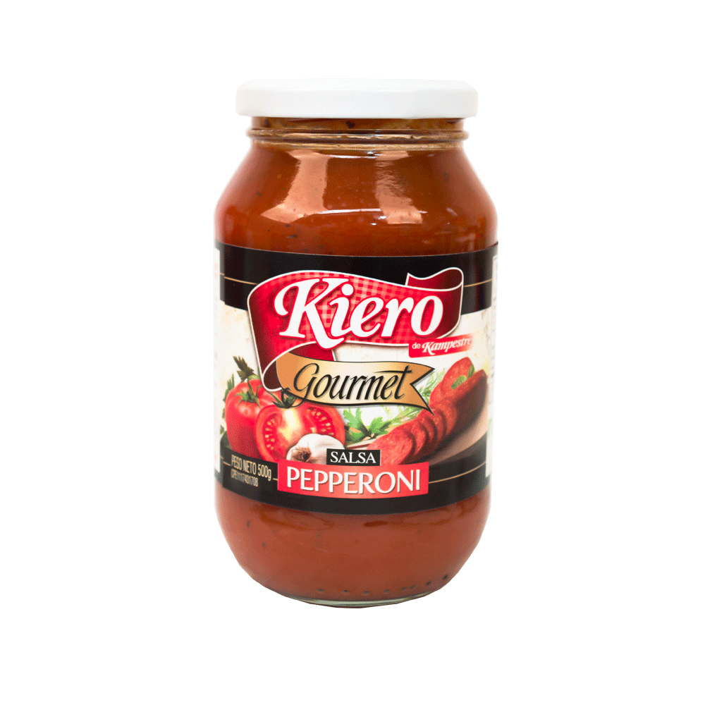 [7592723104477] Salsa Pepperoni Kiero Gourmet 500 gr