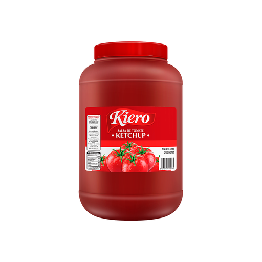 [7592723105085] Salsa de Tomate Ketchup Kiero 4.2 kg