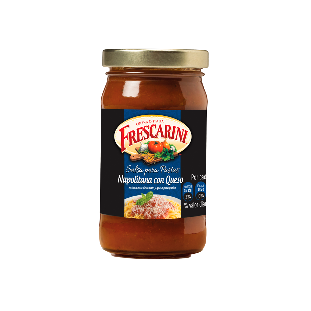 Salsa para Pastas Frescarini Napolitana con Queso 190gr