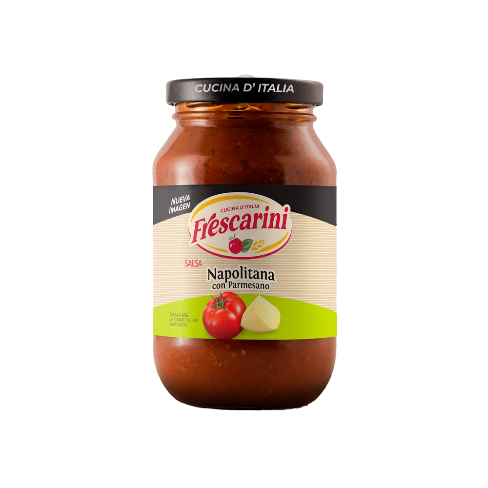 Salsa para Pastas Frescarini Napolitana con Queso 490 gr
