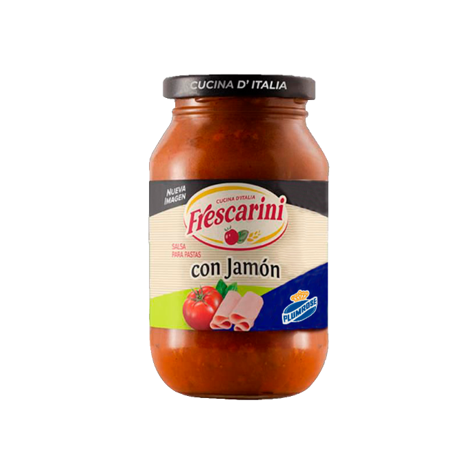 Salsa para Pastas Frescarini con Jamón 490 gr