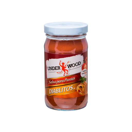 [7591072000263] Salsa para Pastas Underwood Diablitos 190gr Vidrio
