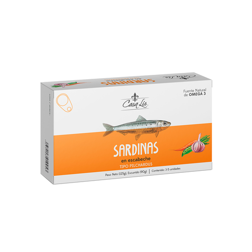 [7452103910053] Sardinas Casa Lis en Escabeche 125 gr.