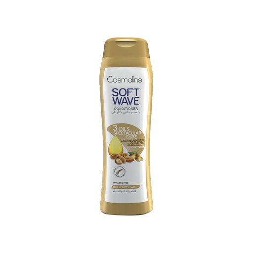 [5281019033899] Soft Wave Acondicionador Cura de 3 Aceites Para el Cabello Frizo 400 ml