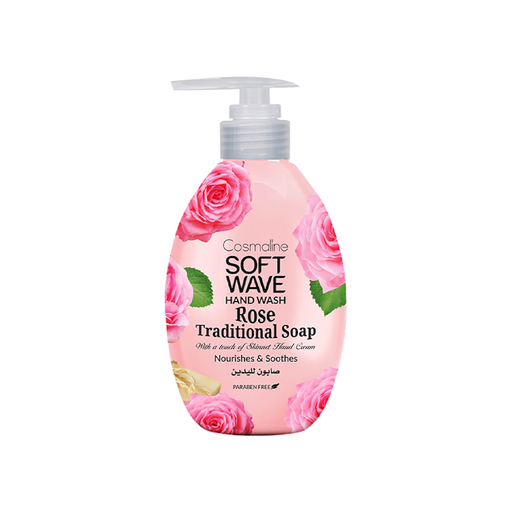 [5281019039259] Soft Wave Jabon Liquido de Mano Rosa Tradicional 550 ml