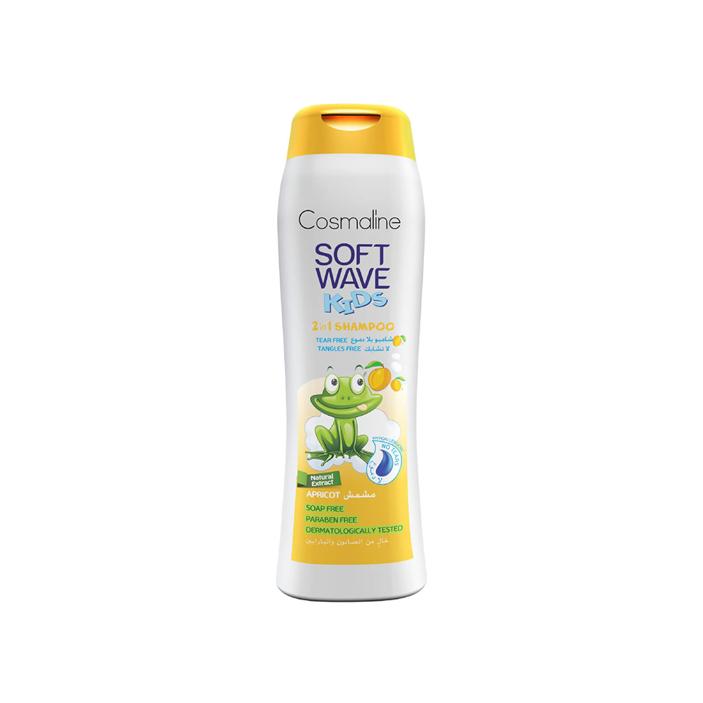 Soft Wave Niños Shampoo y Acondicionador 2x1Melocoton 400ml