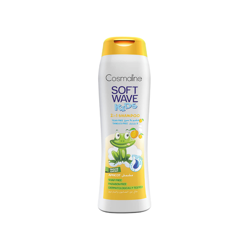 [5281019023043] Soft Wave Niños Shampoo y Acondicionador 2x1Melocoton 400ml