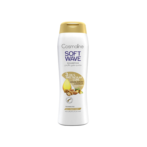 [5281019033882] Soft Wave Shampoo Cura de 3 Aceites para Cabello Frizo 400 ml
