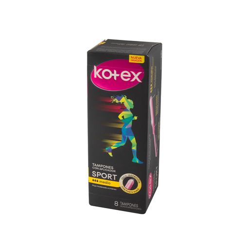 [7702425540613] Tampones Kotex Medium Sport 8 und
