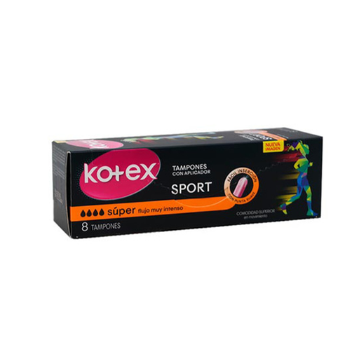 [7702425540606] Tampones Kotex Super 8 und